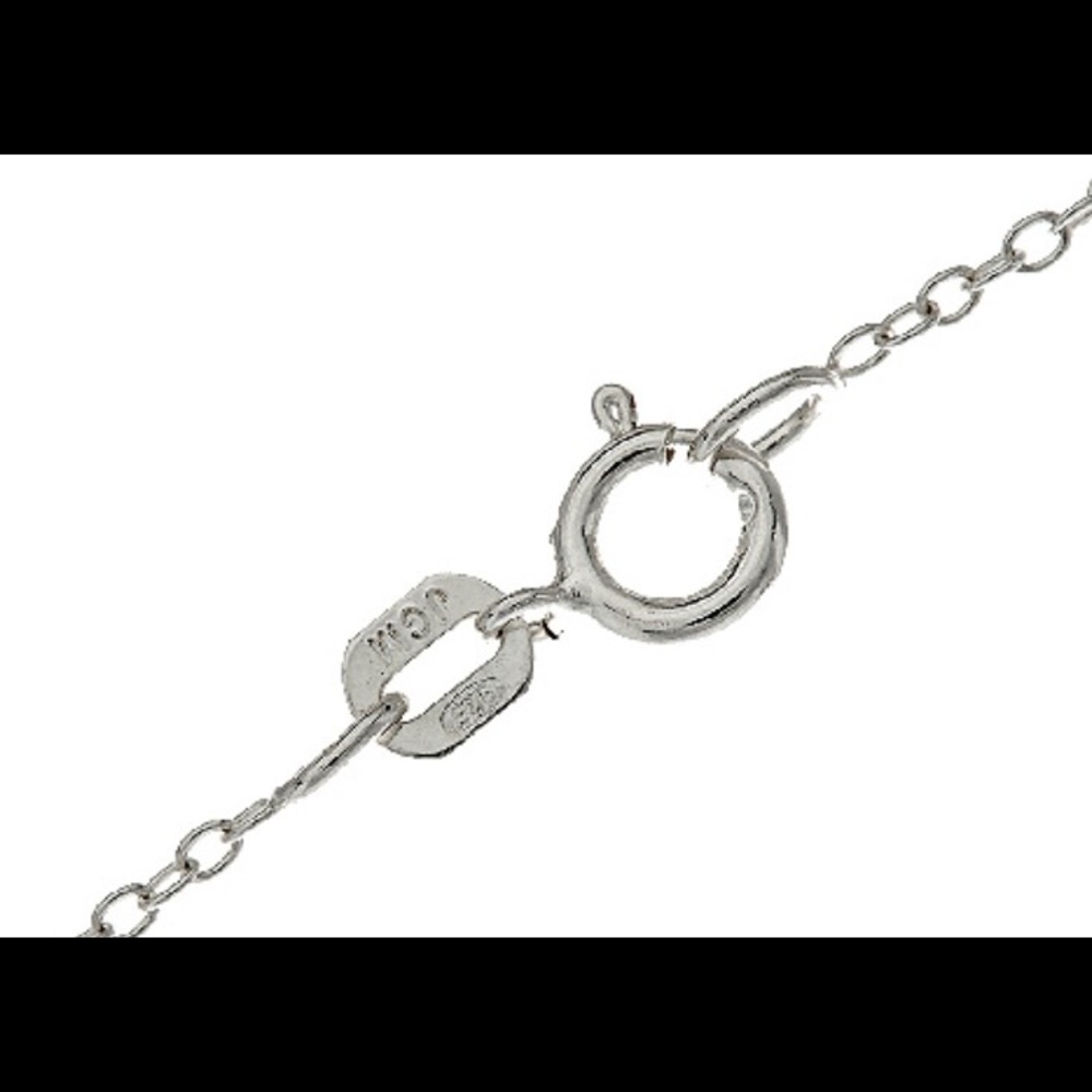๐ STERLING SILVER STATION BAR NECKLACE - Picture 2 of 3